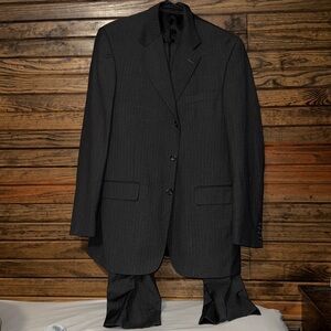 Elegant Charcoal Men's Blazer